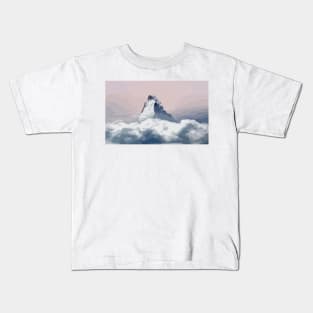 Matterhorn Vector Painting Kids T-Shirt